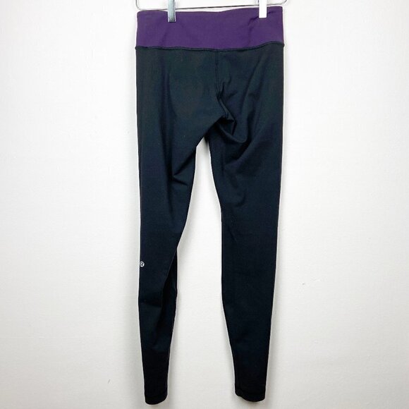 LULULEMON | Groove Reversible Legging Black Purple - Picture 2 of 6